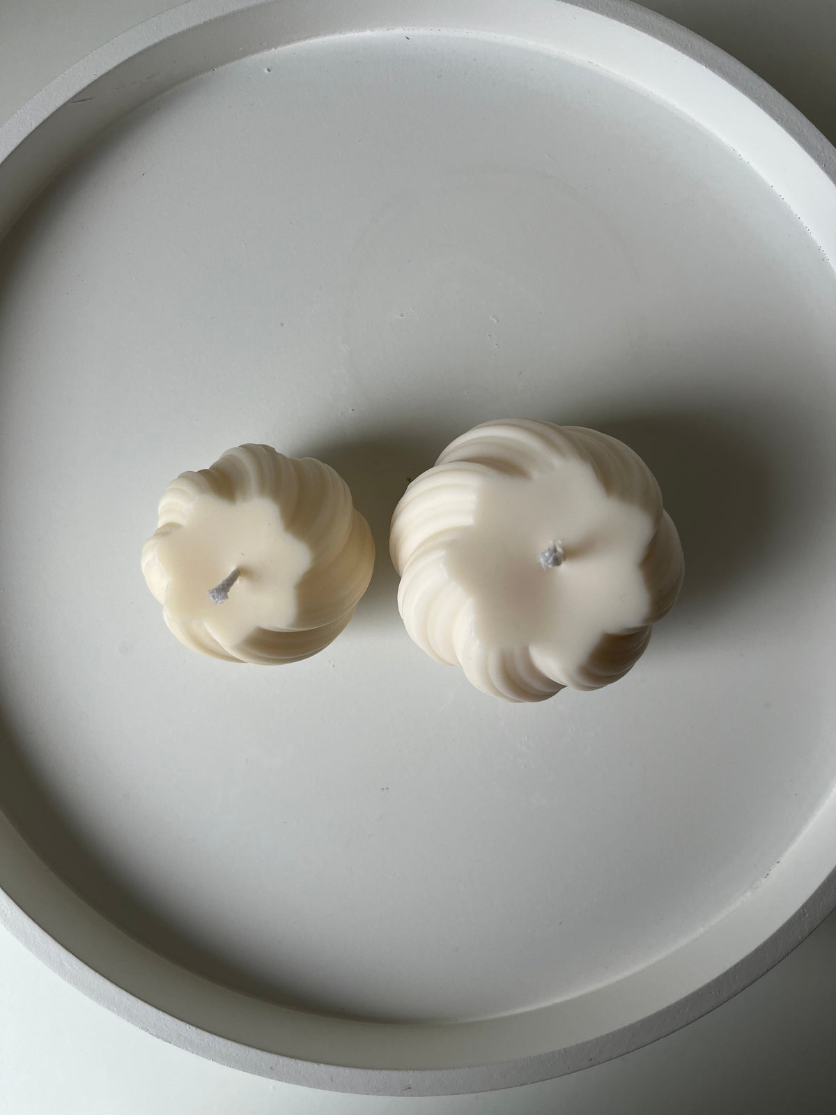 Luxe 2-delige curve kaarsen set – Wildflame