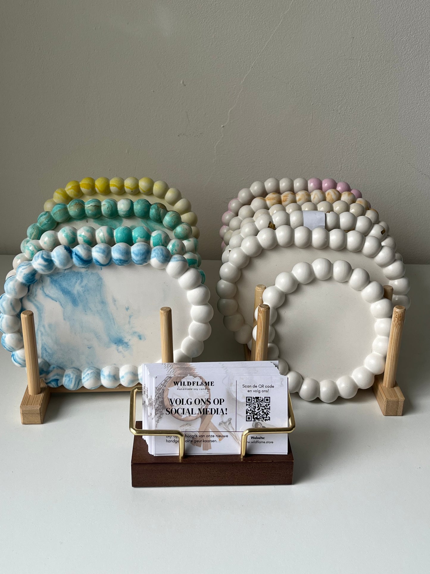 Sieraden bubble plate wit