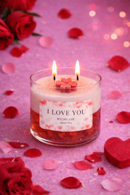 Romantic heart candle | Valentijn kaars