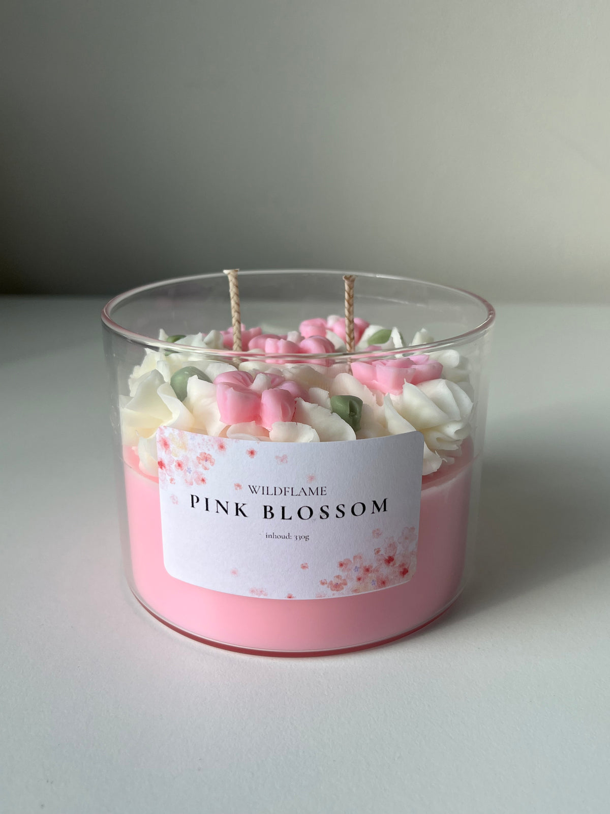 Pink blossom- Bloemen Lente Geurkaars