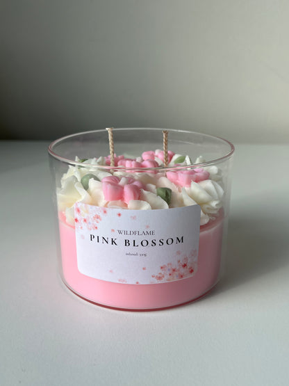 Pink blossom- Bloemen Lente Geurkaars