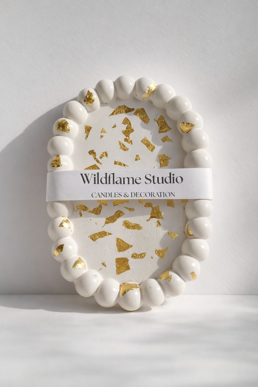 Sieraden bubble plate goud
