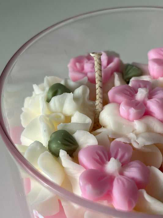 Pink blossom- Bloemen Lente Geurkaars