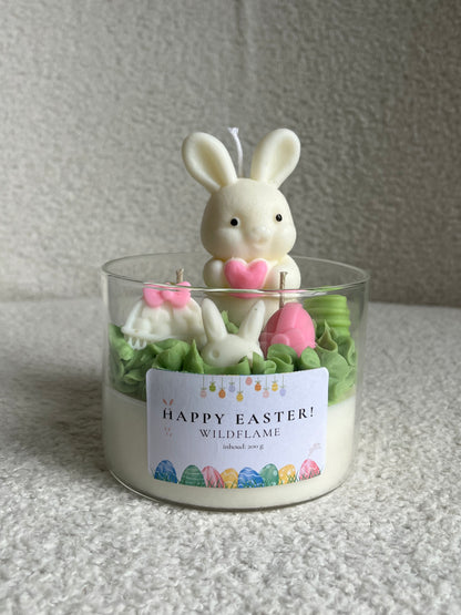 Bunny hop candle