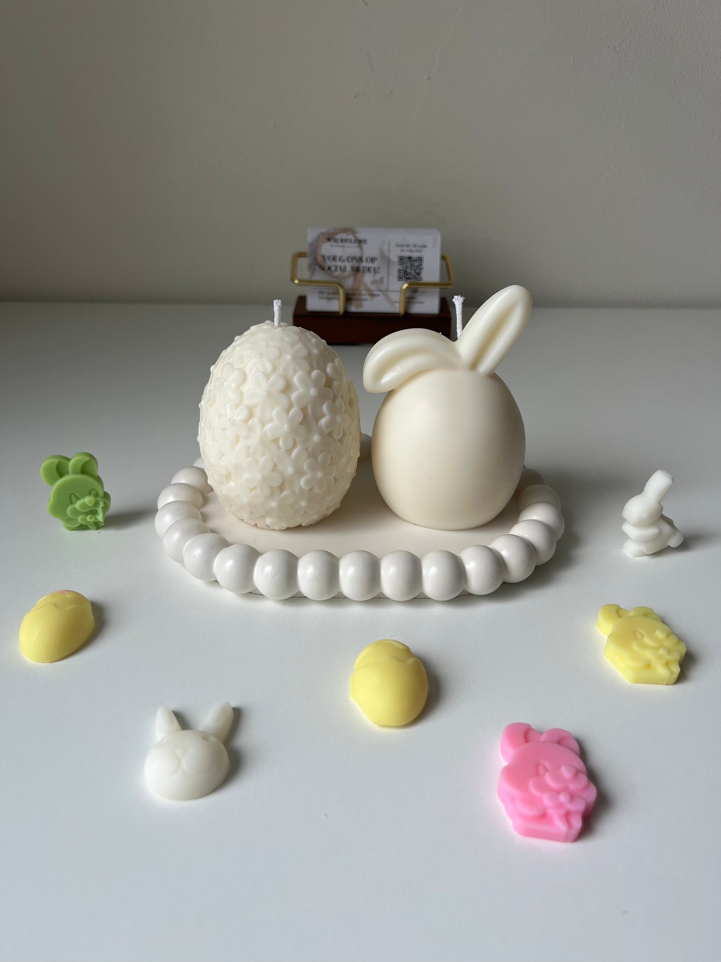 Easter egg candle set 🐣