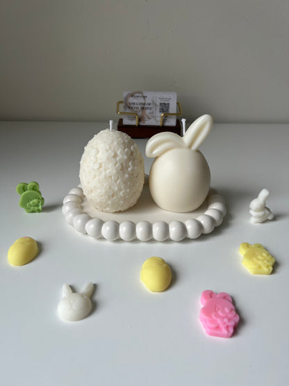 Easter egg candle set 🐣