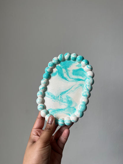 Sieraden bubble plate turquoise