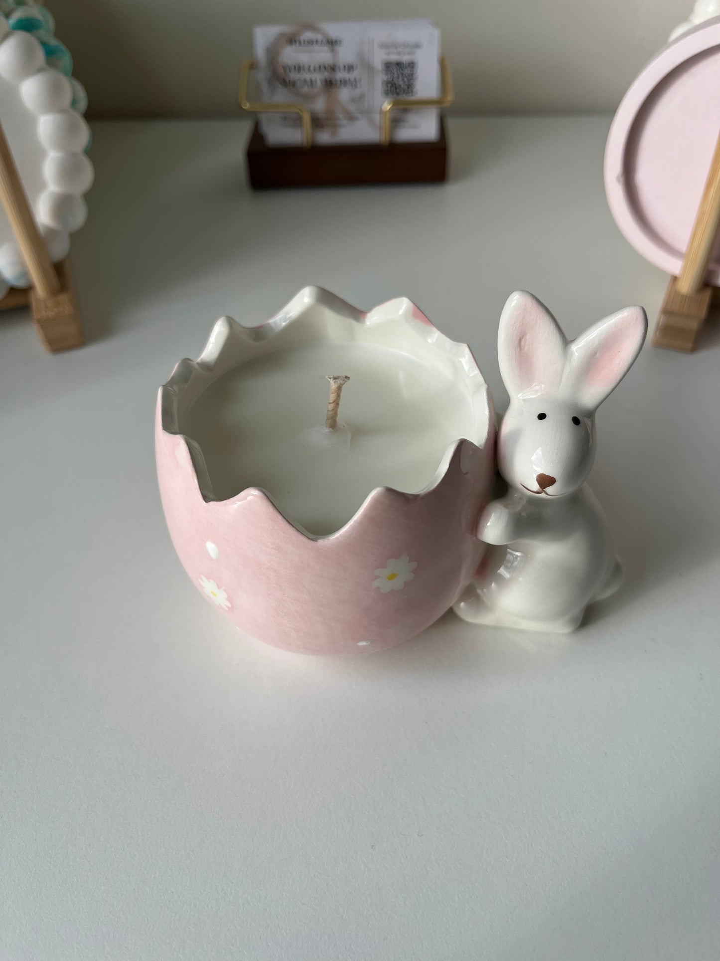 Bloom bunny candle